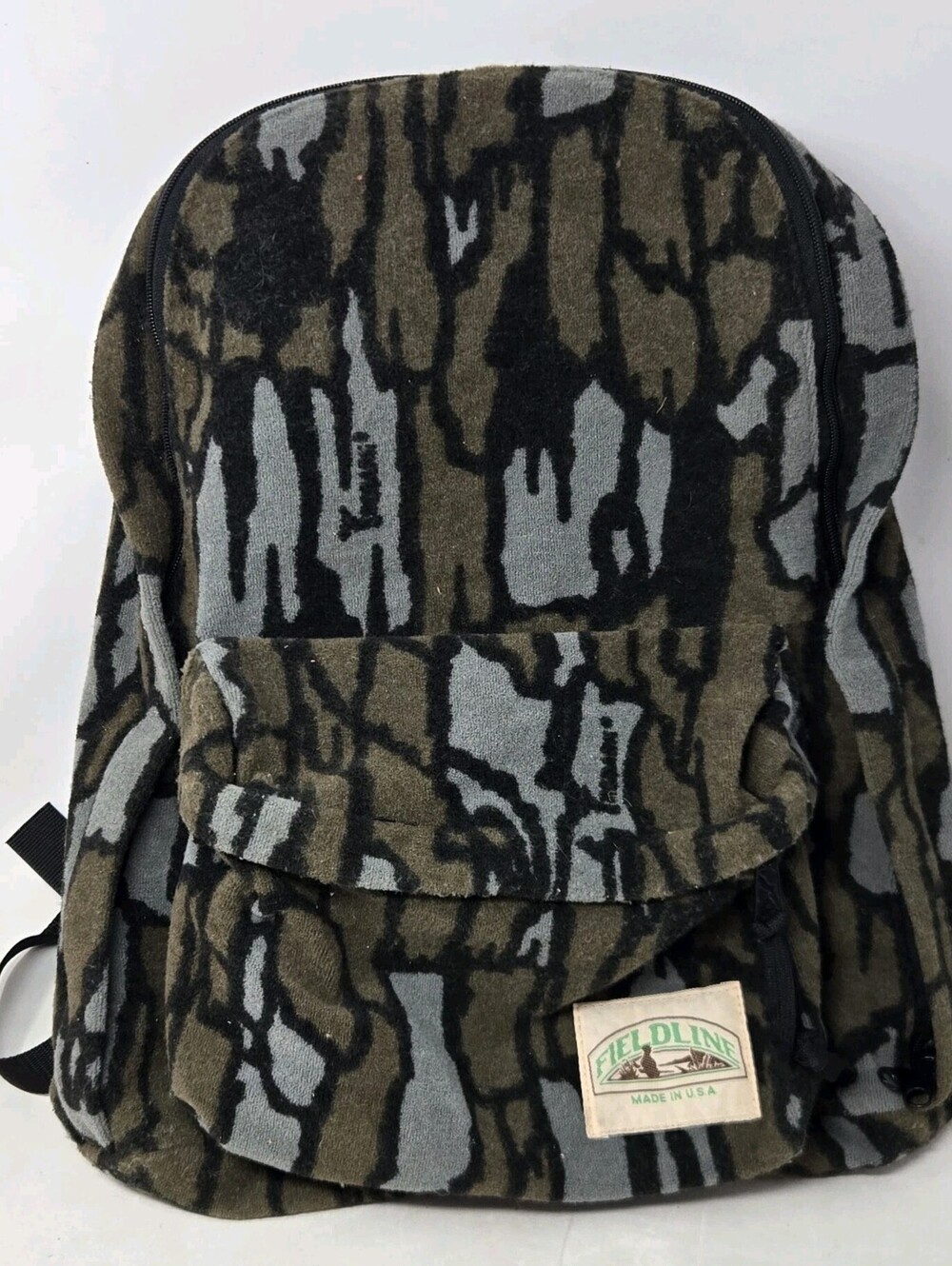 Vintage 1980s Trebark Camouflage Backpack Fieldline Made In USA